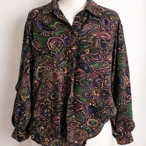 Guess Multicolor Paisley Shirt